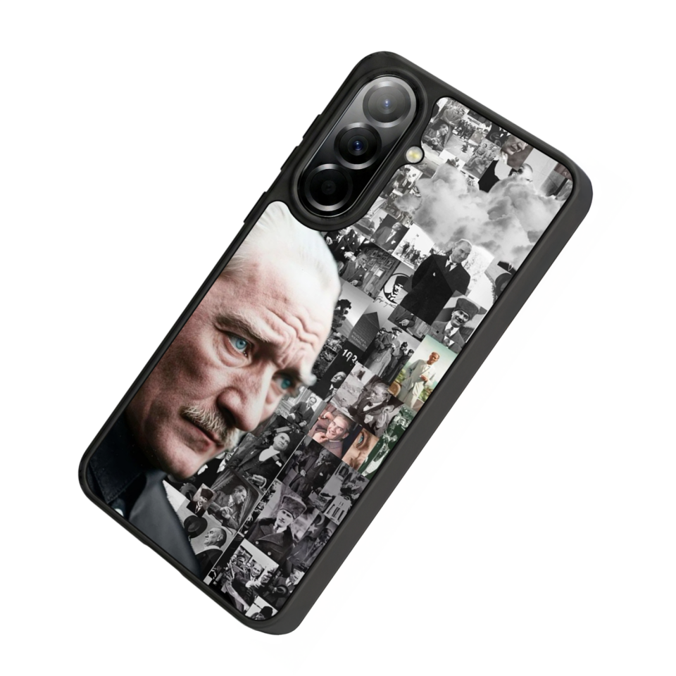 Samsung Galaxy A57 Uyumlu Mustafa Kemal Ataturk Tasarımlı Glossy Premium Kılıf