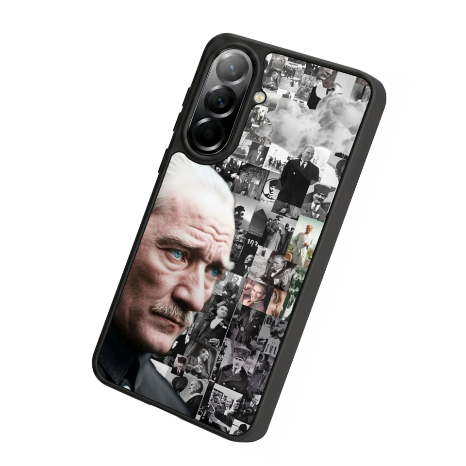 Samsung Galaxy A57 Uyumlu Mustafa Kemal Ataturk Tasarımlı Glossy Premium Kılıf