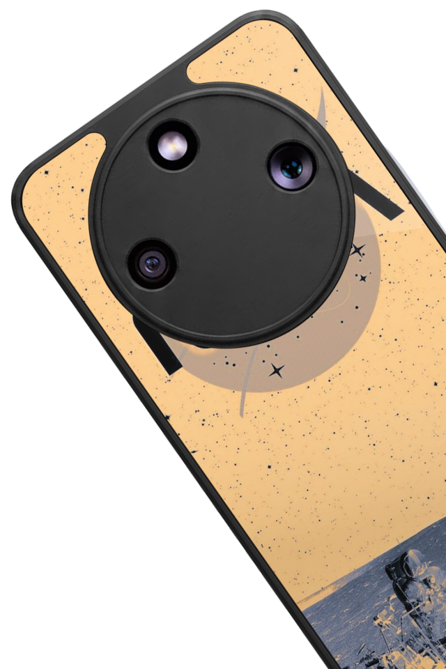 Honor Magic 8 Lite Uyumlu Nasa Tasarımlı Glossy Premium Kılıf