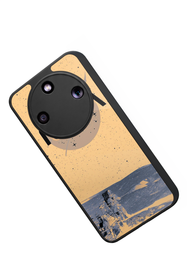 Honor Magic 8 Lite Uyumlu Nasa Tasarımlı Glossy Premium Kılıf