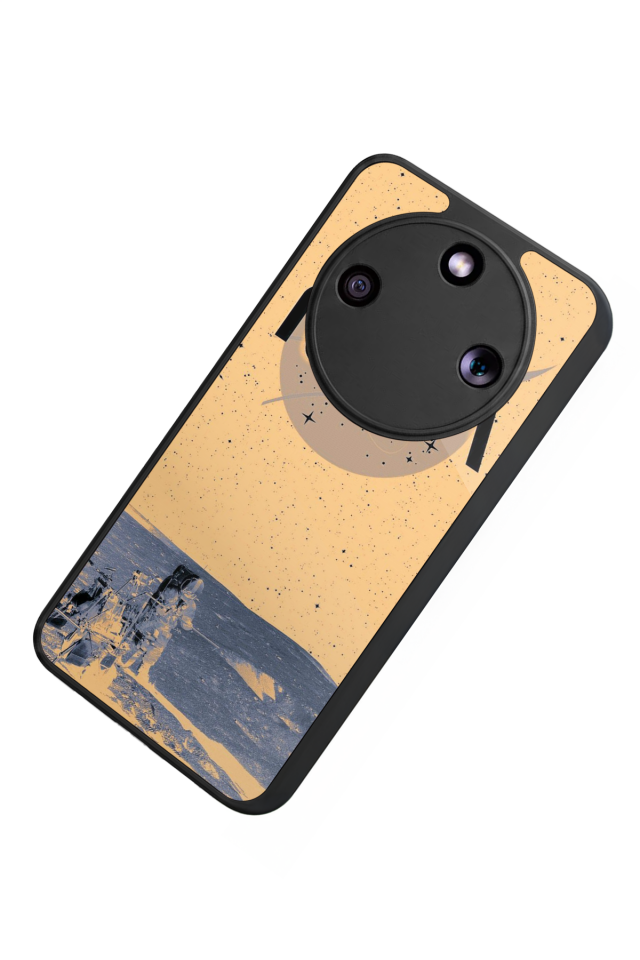 Honor Magic 8 Lite Uyumlu Nasa Tasarımlı Glossy Premium Kılıf