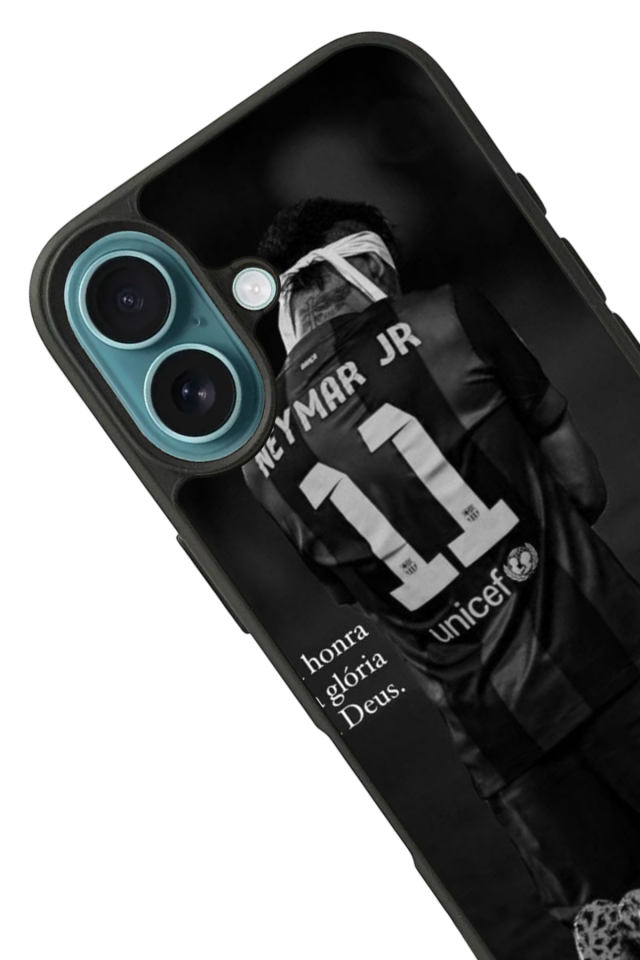 iPhone 16 Uyumlu Neymar Tasarımlı Glossy Premium Kılıf
