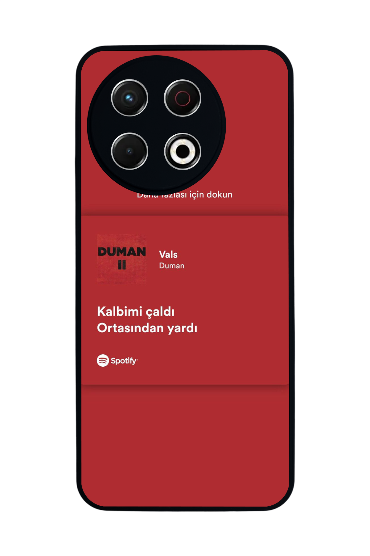 Tecno Spark 30 Pro Uyumlu Sarki Sozleri Tasarımlı Glossy Premium Kılıf