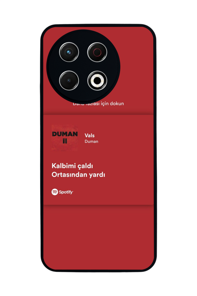 Tecno Spark 30 Pro Uyumlu Sarki Sozleri Tasarımlı Glossy Premium Kılıf