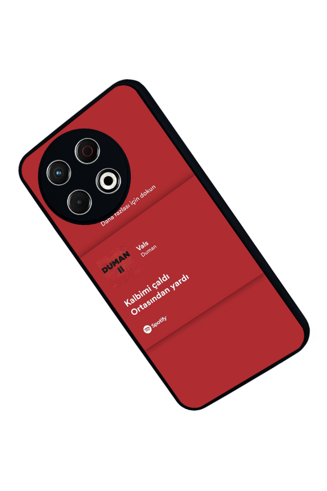 Tecno Spark 30 Pro Uyumlu Sarki Sozleri Tasarımlı Glossy Premium Kılıf