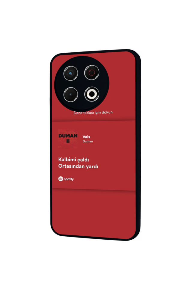 Tecno Spark 30 Pro Uyumlu Sarki Sozleri Tasarımlı Glossy Premium Kılıf