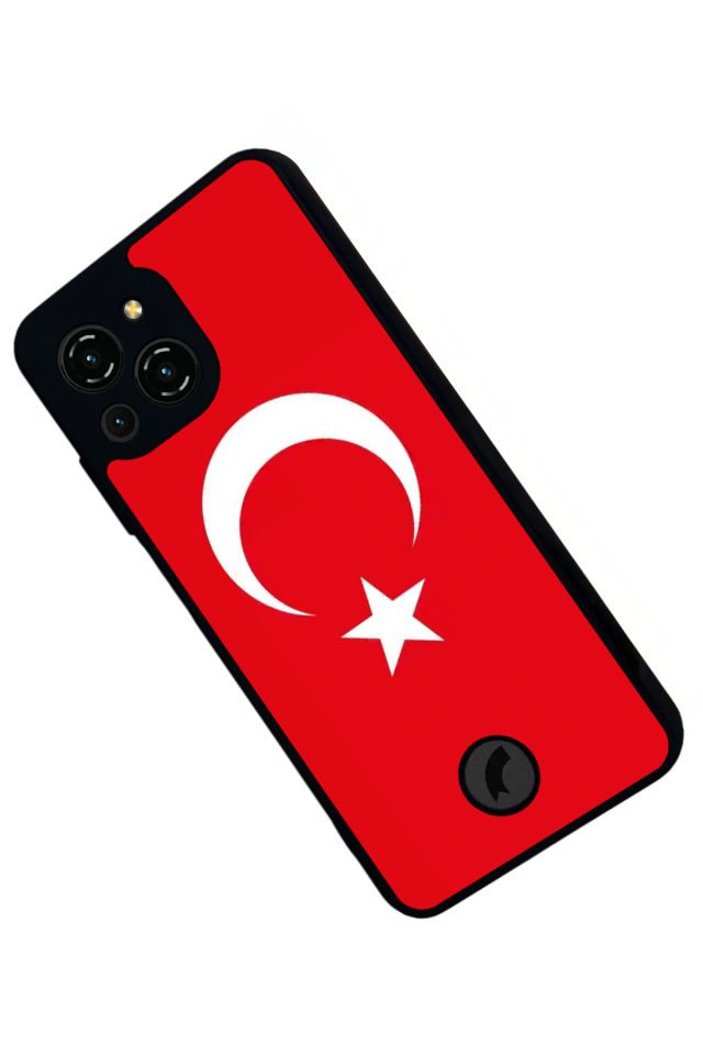 Reeder S23 Pro Max Uyumlu TurkBayragi Tasarımlı Glossy Premium Kılıf