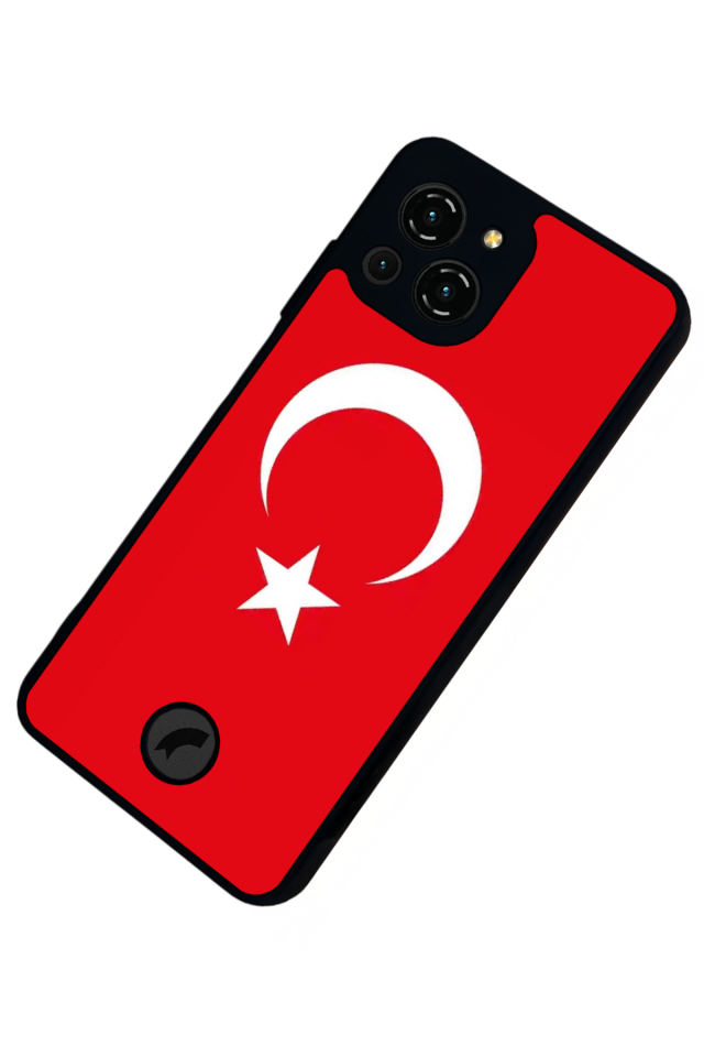 Reeder S23 Pro Max Uyumlu TurkBayragi Tasarımlı Glossy Premium Kılıf
