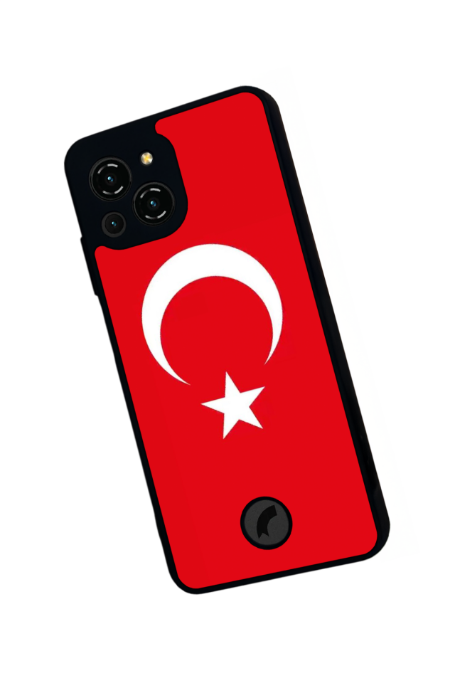 Reeder S23 Pro Max Uyumlu TurkBayragi Tasarımlı Glossy Premium Kılıf