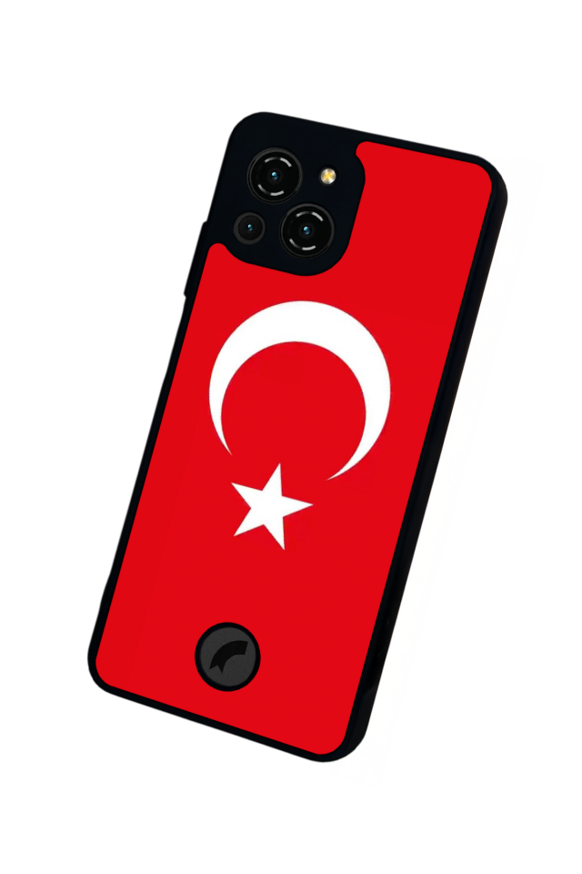 Reeder S23 Pro Max Uyumlu TurkBayragi Tasarımlı Glossy Premium Kılıf