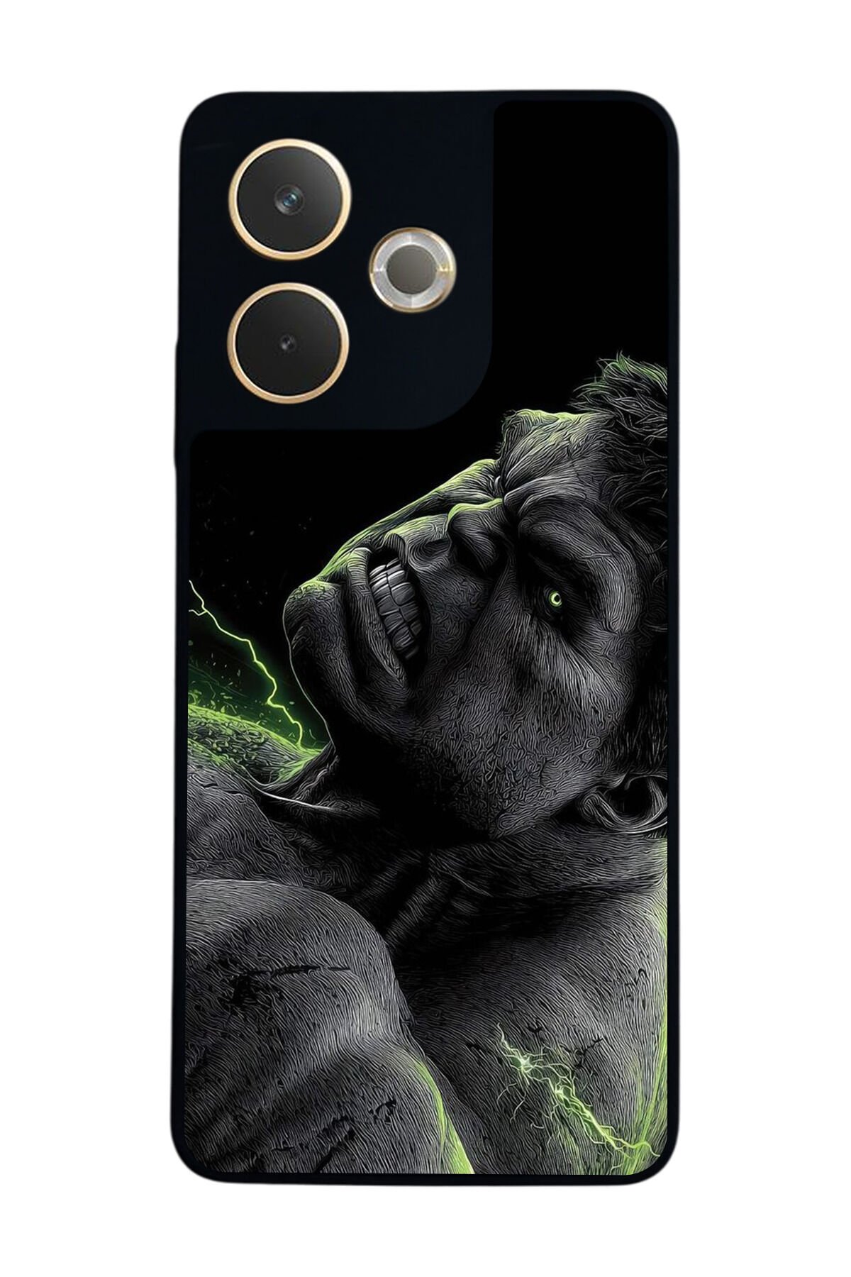 Oppo A5 Pro Uyumlu Hulk Tasarımlı Glossy Premium Kılıf