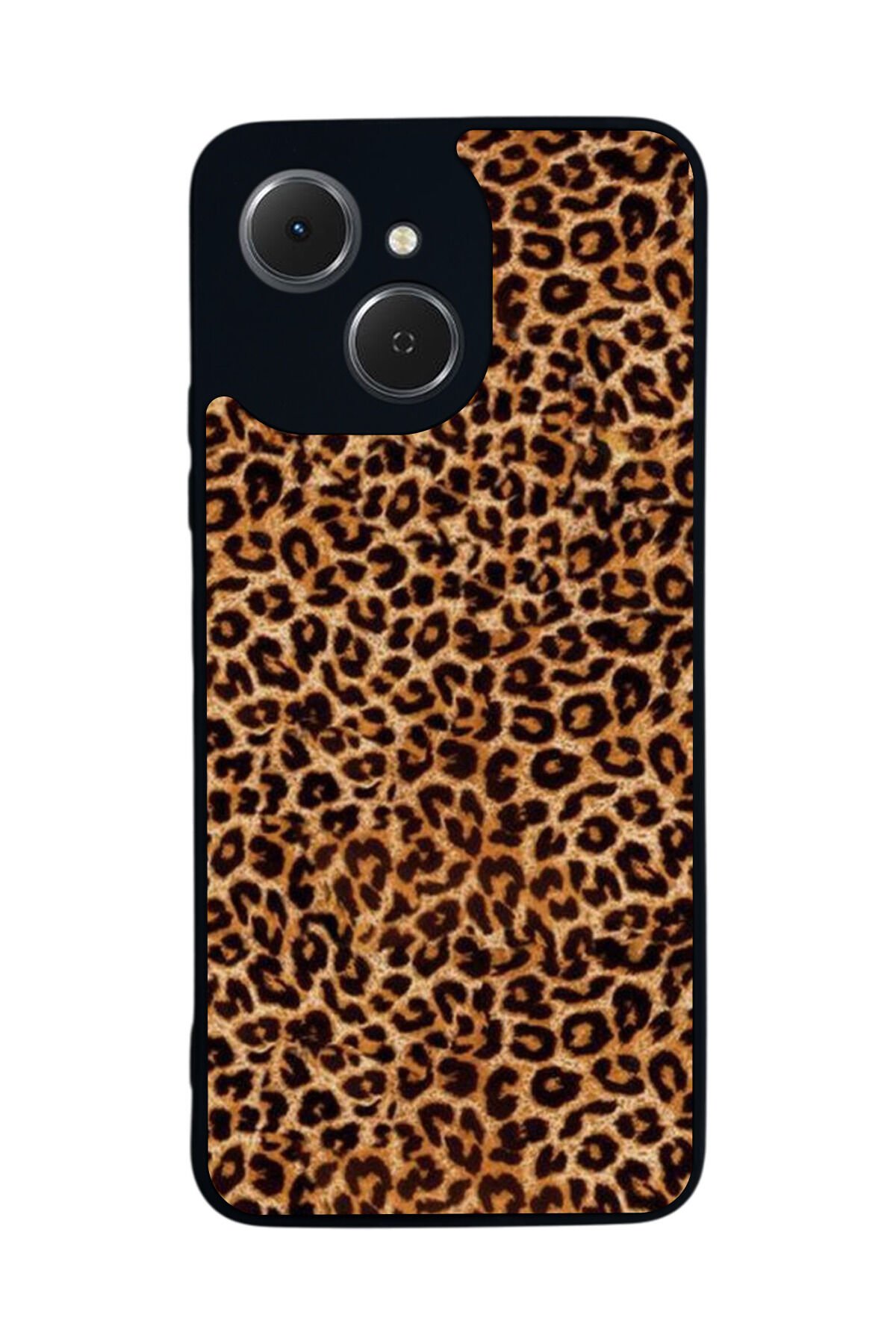 Tecno Spark 40C Uyumlu Leopar Tasarımlı Glossy Premium Kılıf