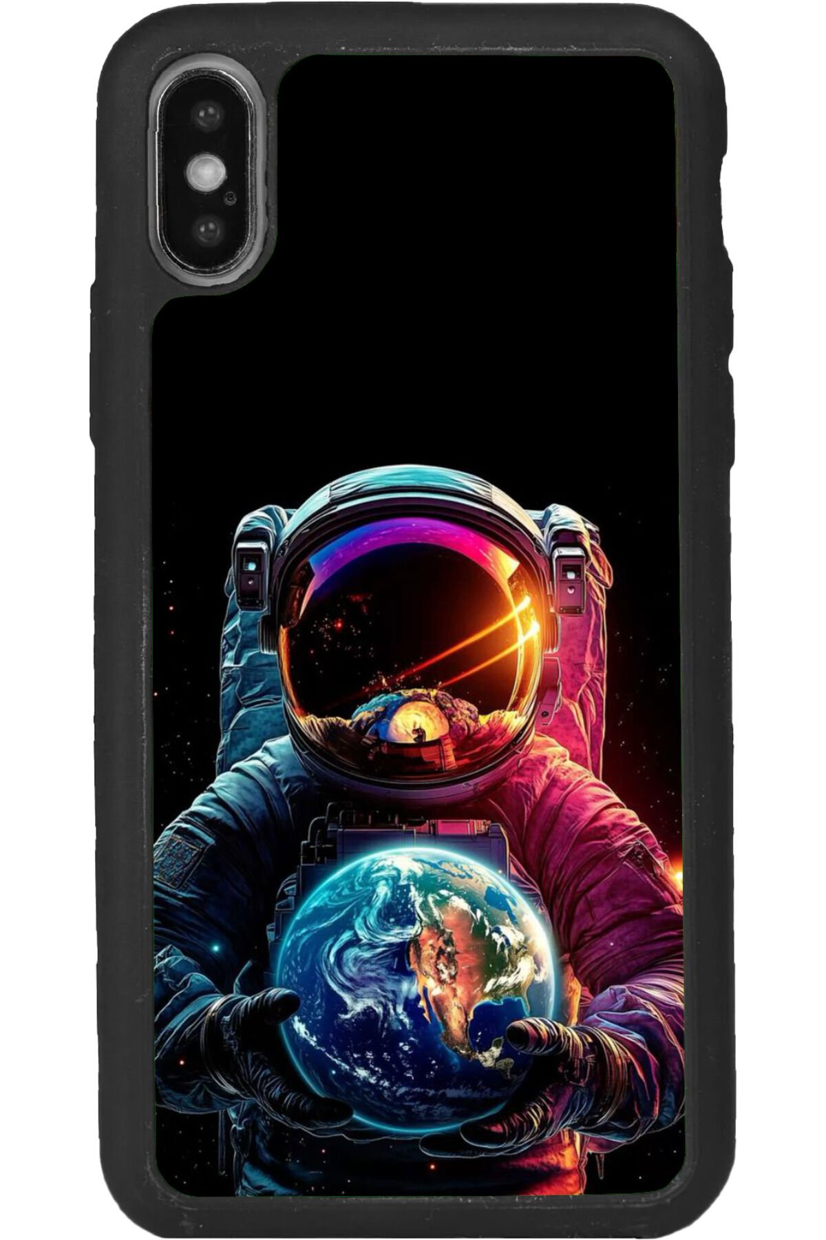 iPhone XS Max Uyumlu Mat Siyah uyumlu Kılıf – Yumuşak Silikon, Koruyucu, Şok Emici Kapak