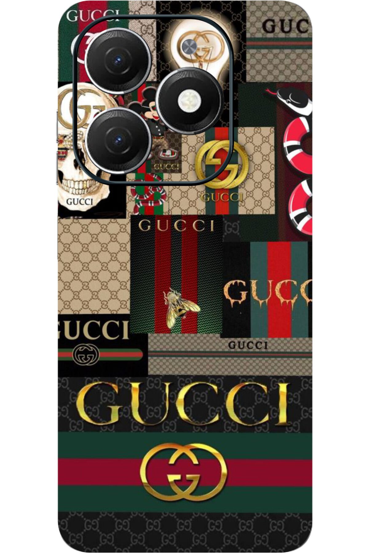 Realme C63 Kamera Korumalı HD Tam Kaplama Baskılı Kılıf