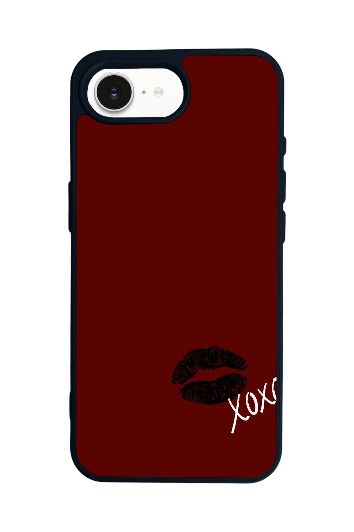 iPhone 16E Uyumlu Kalp Love Tasarımlı Glossy Premium Kılıf