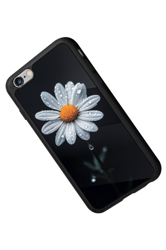 iPhone 6s Plus Uyumlu Cicek Tasarımlı Glossy Premium Kılıf