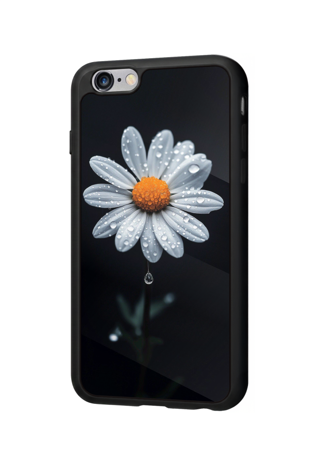 iPhone 6s Plus Uyumlu Cicek Tasarımlı Glossy Premium Kılıf