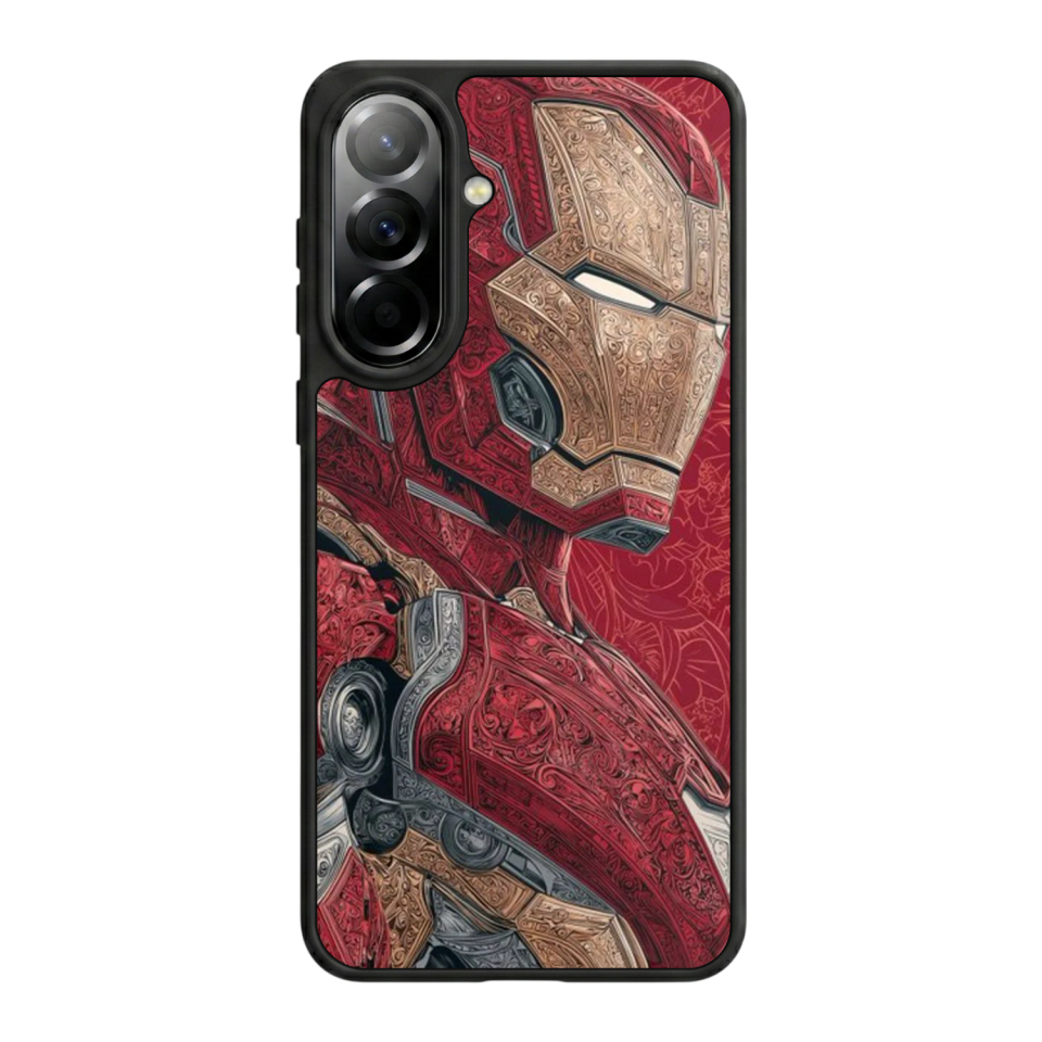 Samsung Galaxy A37 Uyumlu  Iron Man ( Demir Adam ) Tasarımlı Glossy Premium Kılıf