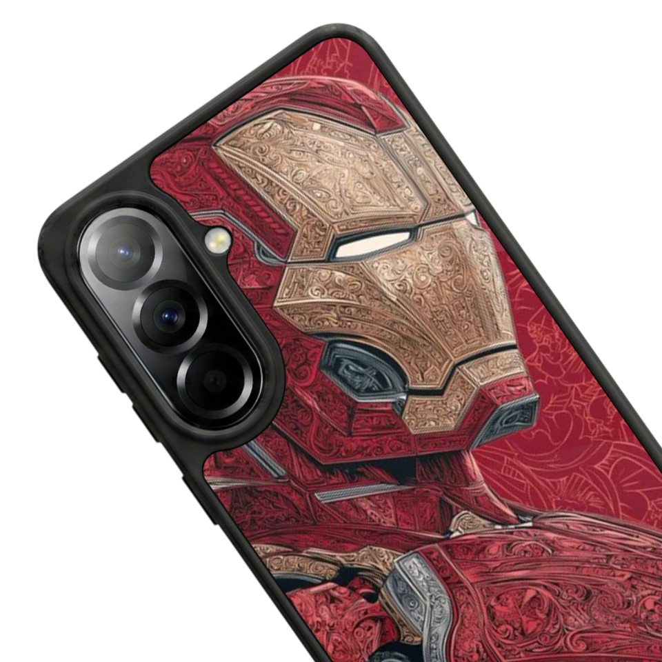 Samsung Galaxy A37 Uyumlu  Iron Man ( Demir Adam ) Tasarımlı Glossy Premium Kılıf