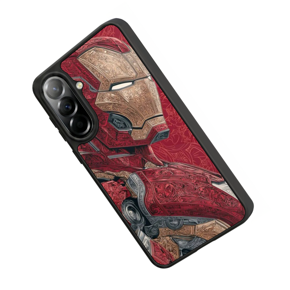 Samsung Galaxy A37 Uyumlu  Iron Man ( Demir Adam ) Tasarımlı Glossy Premium Kılıf