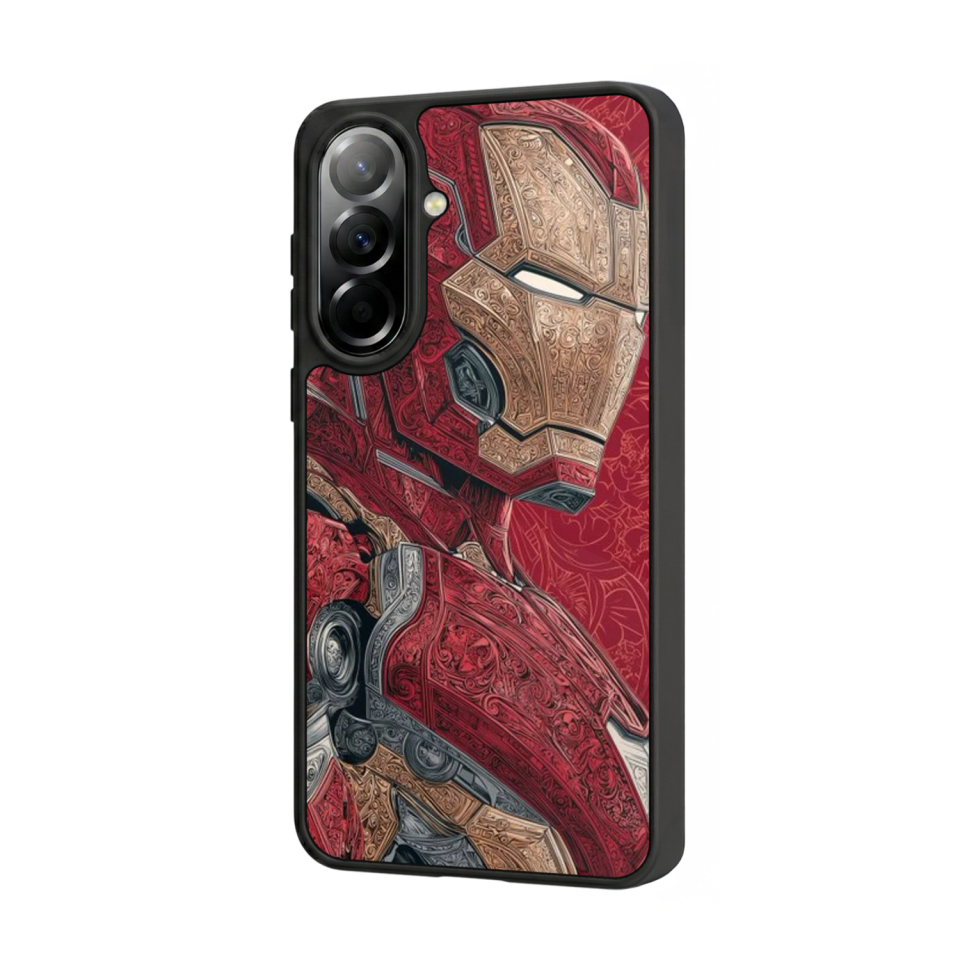 Samsung Galaxy A37 Uyumlu  Iron Man ( Demir Adam ) Tasarımlı Glossy Premium Kılıf