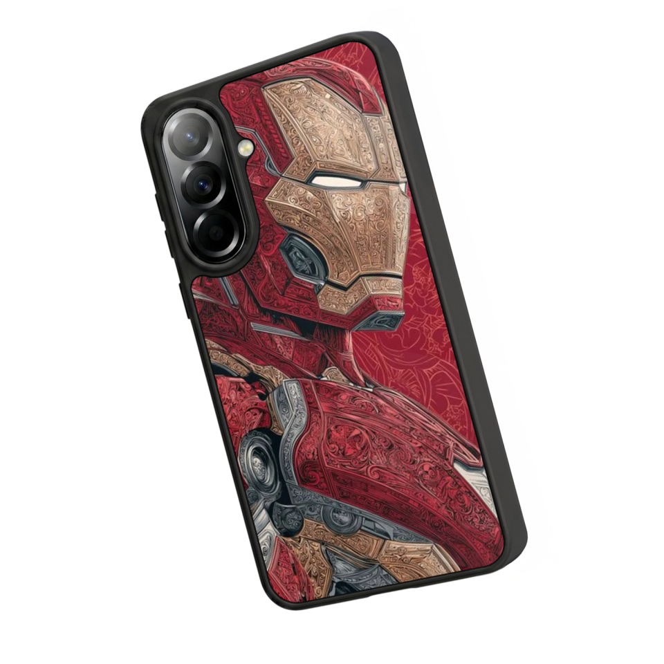 Samsung Galaxy A37 Uyumlu  Iron Man ( Demir Adam ) Tasarımlı Glossy Premium Kılıf