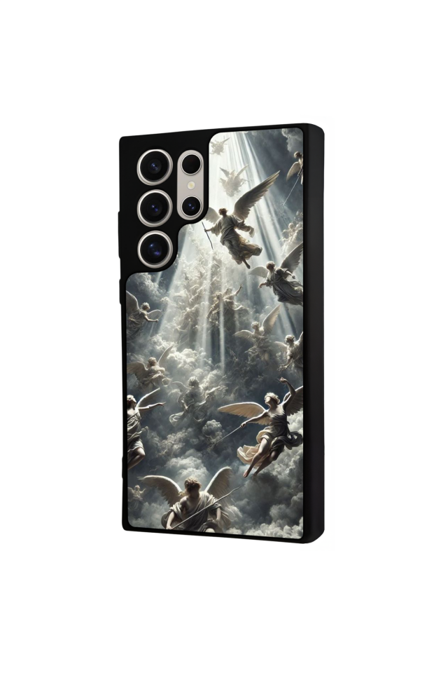 Samsung Galaxy S24 Ultra Uyumlu Melek Tasarımlı Glossy Premium Kılıf