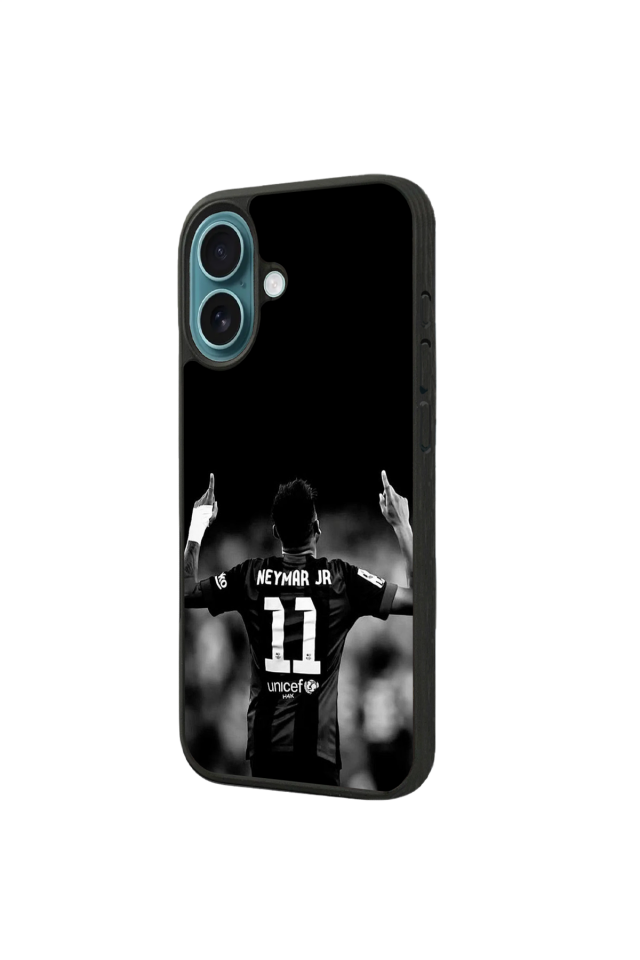 iPhone 16 Uyumlu Neymar Tasarımlı Glossy Premium Kılıf