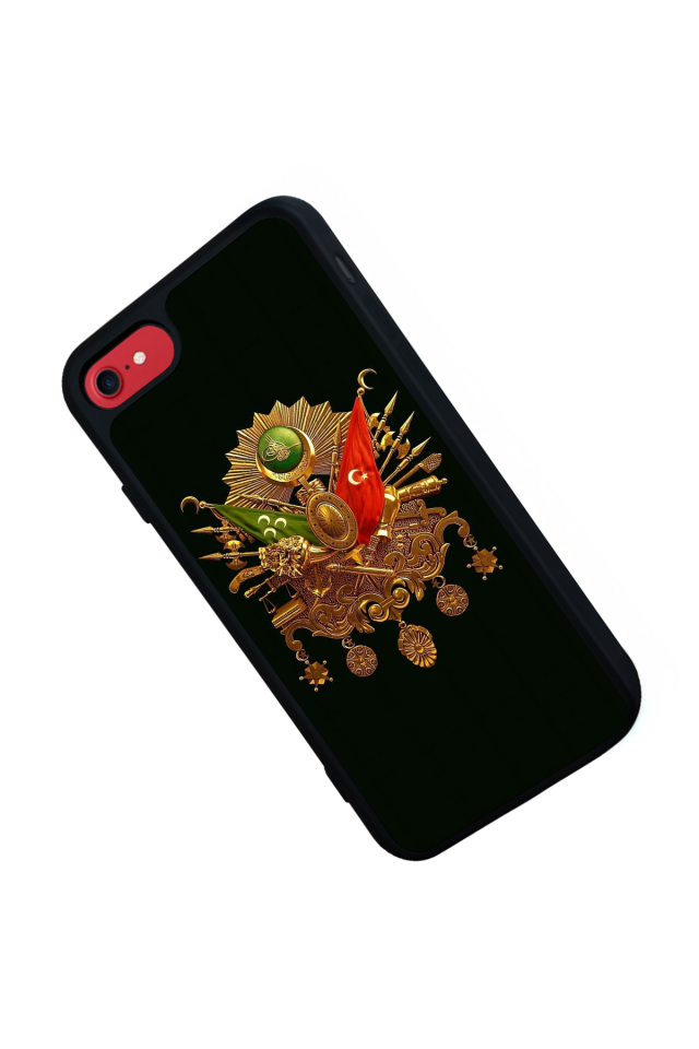 iPhone SE Uyumlu Osmanli Tugrasi Tasarımlı Glossy Premium Kılıf