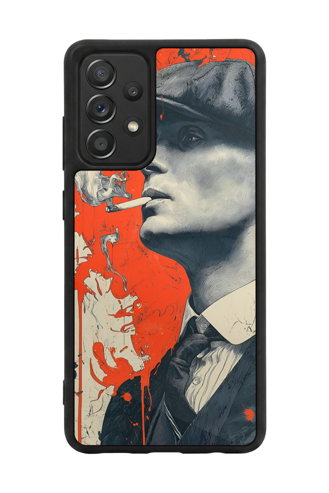 Samsung Galaxy A72 Uyumlu Peaky Blinders Tasarımlı Glossy Premium Kılıf