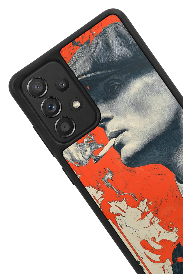 Samsung Galaxy A72 Uyumlu Peaky Blinders Tasarımlı Glossy Premium Kılıf