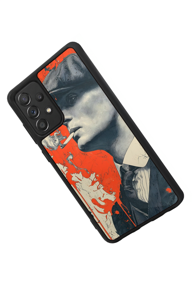 Samsung Galaxy A72 Uyumlu Peaky Blinders Tasarımlı Glossy Premium Kılıf