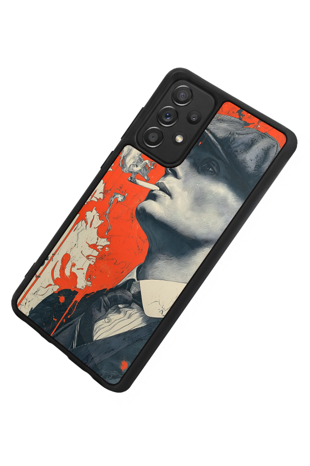 Samsung Galaxy A72 Uyumlu Peaky Blinders Tasarımlı Glossy Premium Kılıf