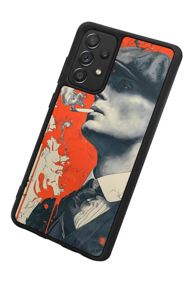 Samsung Galaxy A72 Uyumlu Peaky Blinders Tasarımlı Glossy Premium Kılıf