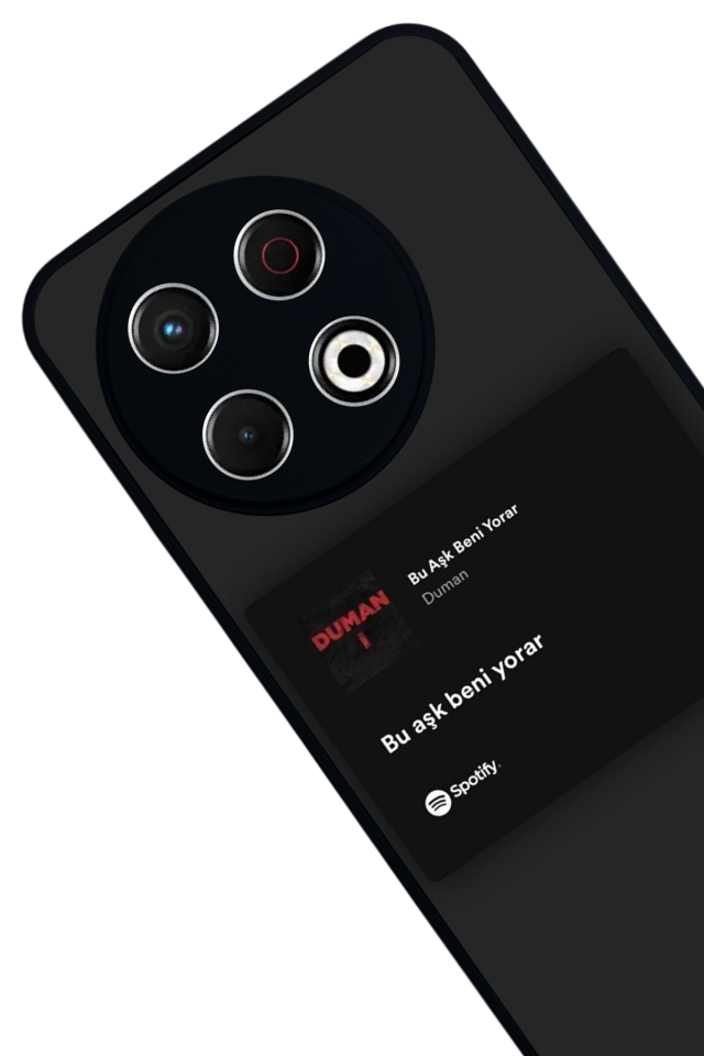 Tecno Spark 30 Pro Uyumlu Sarki Sozleri Tasarımlı Glossy Premium Kılıf