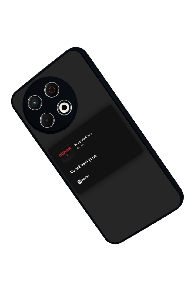 Tecno Spark 30 Pro Uyumlu Sarki Sozleri Tasarımlı Glossy Premium Kılıf