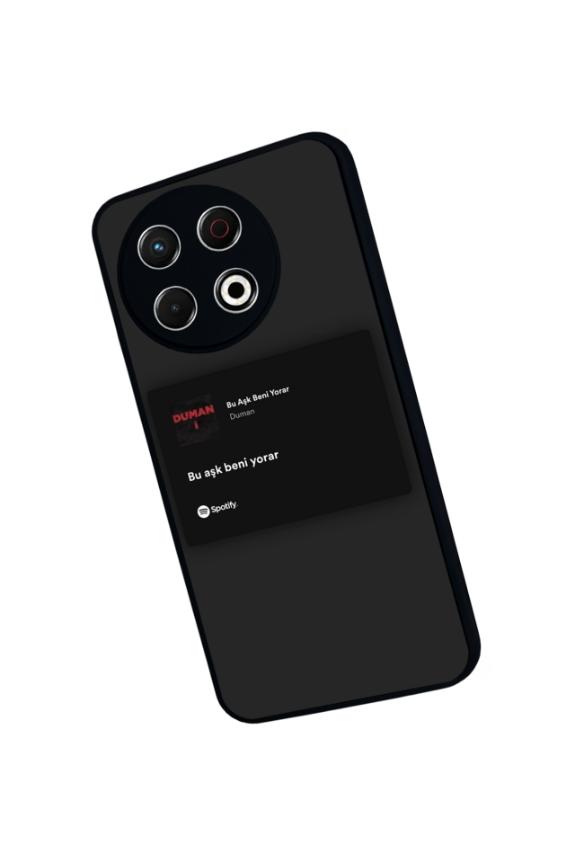 Tecno Spark 30 Pro Uyumlu Sarki Sozleri Tasarımlı Glossy Premium Kılıf