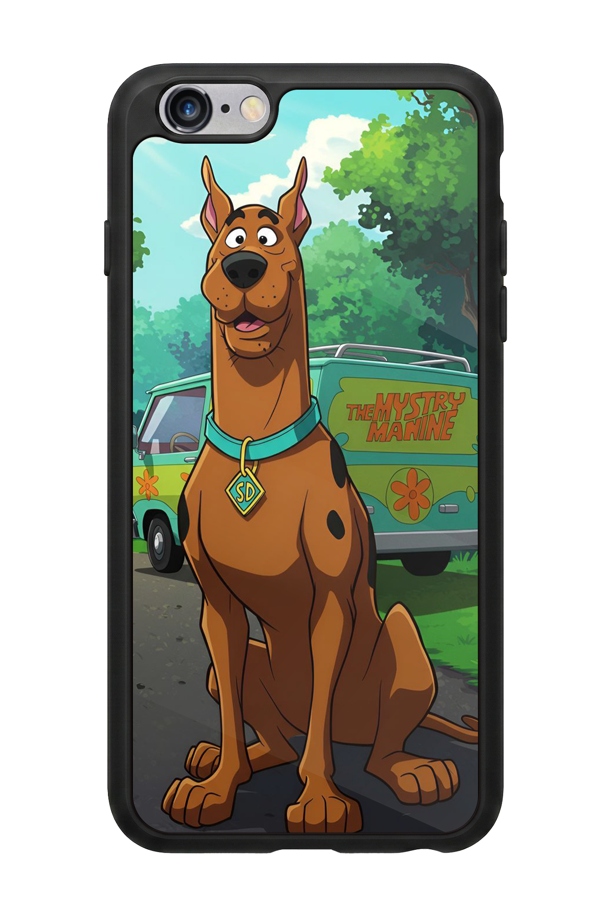 iPhone 6 Plus Uyumlu Scooby Doo Tasarımlı Glossy Premium Kılıf