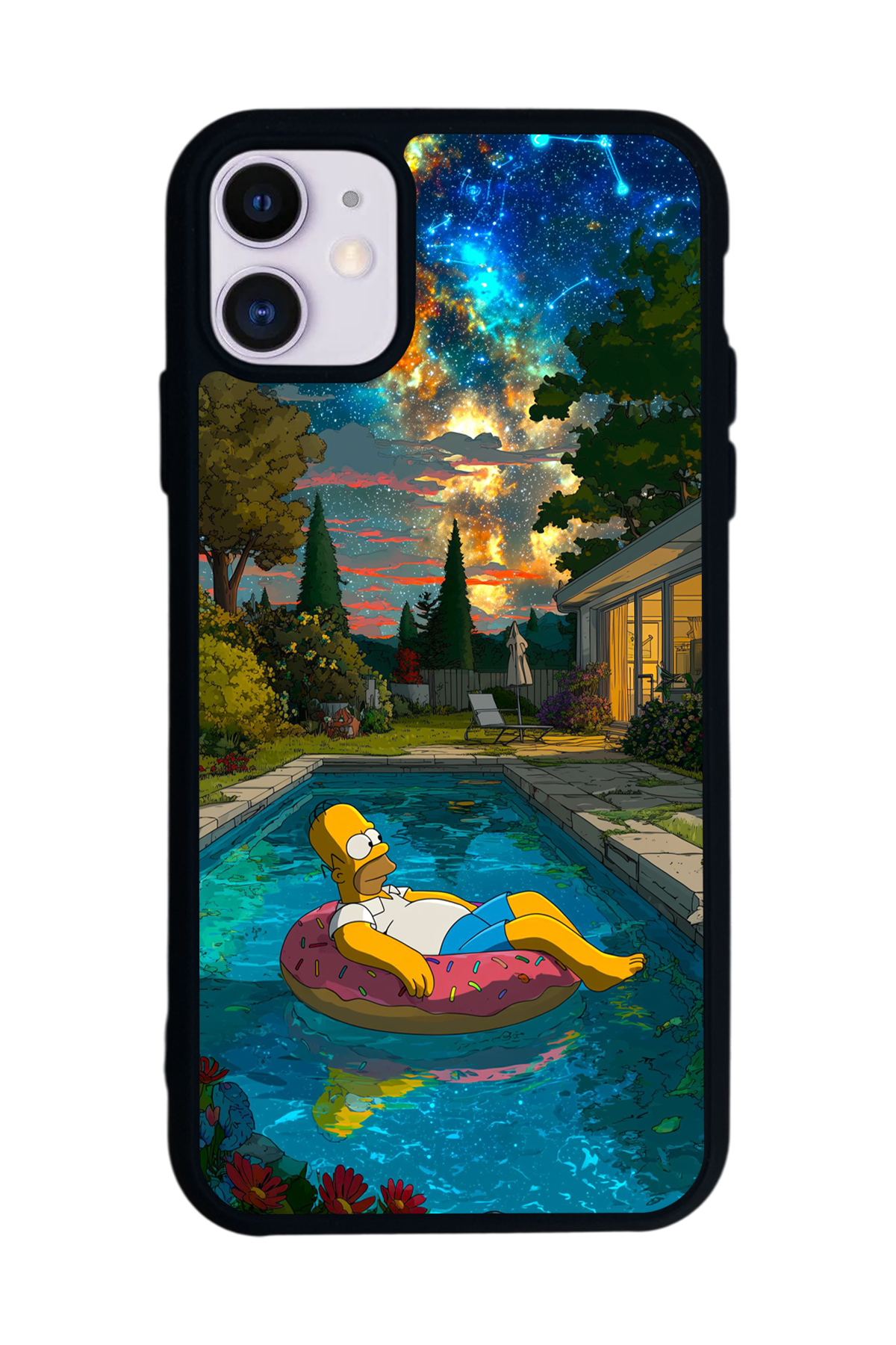 iPhone 11 Uyumlu The Simpsons Tasarımlı Glossy Premium Kılıf