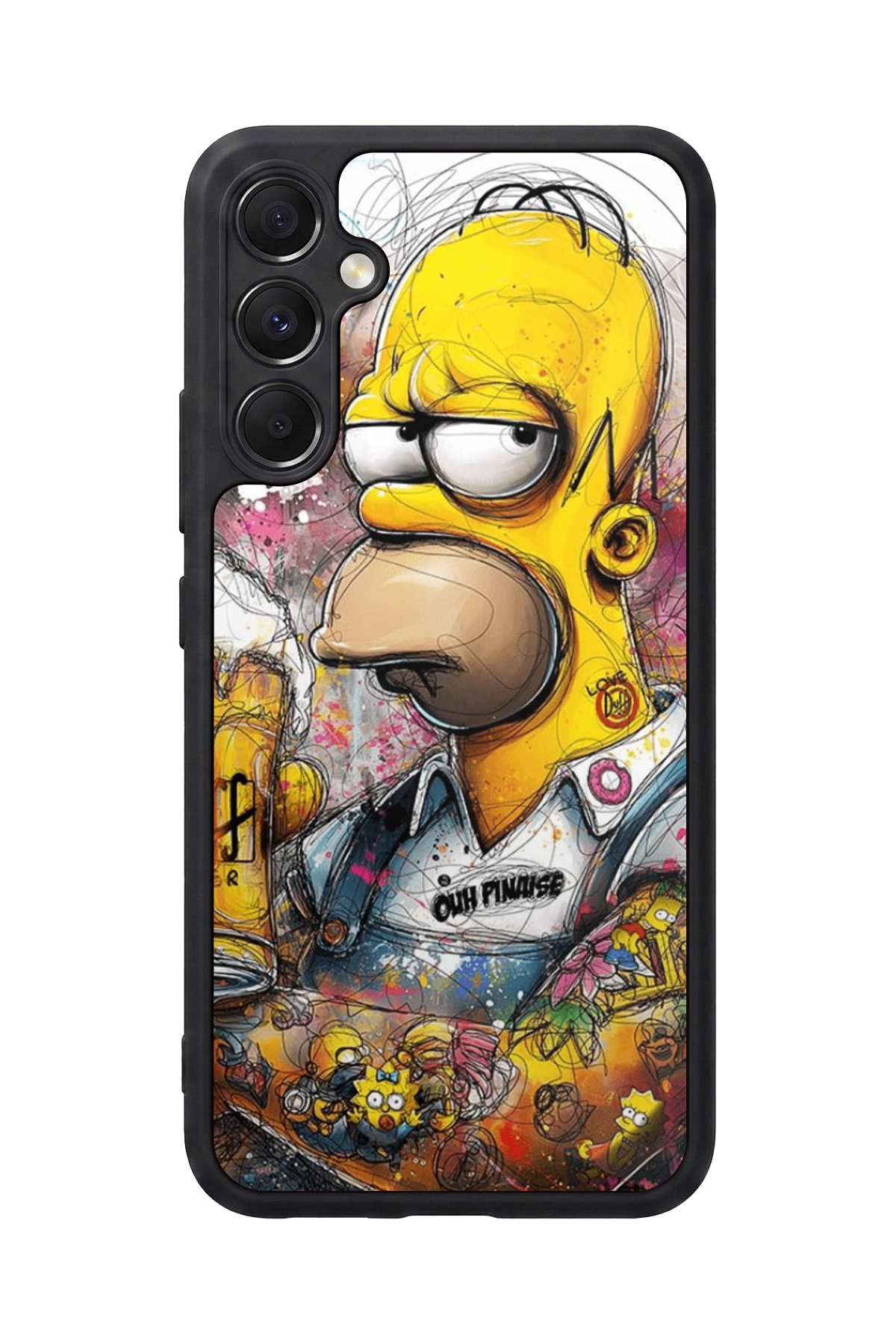 Samsung Galaxy M34 Uyumlu The Simpsons Tasarımlı Glossy Premium Kılıf