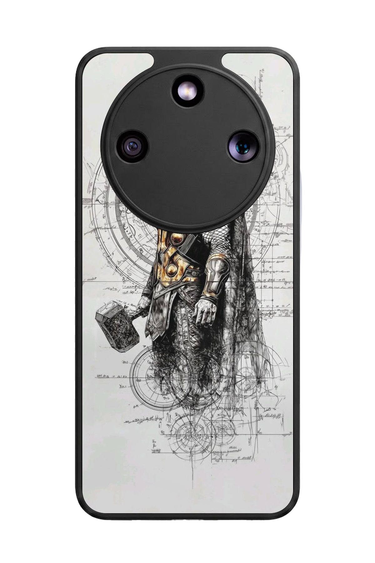 Honor Magic 8 Lite Uyumlu Thor Tasarımlı Glossy Premium Kılıf