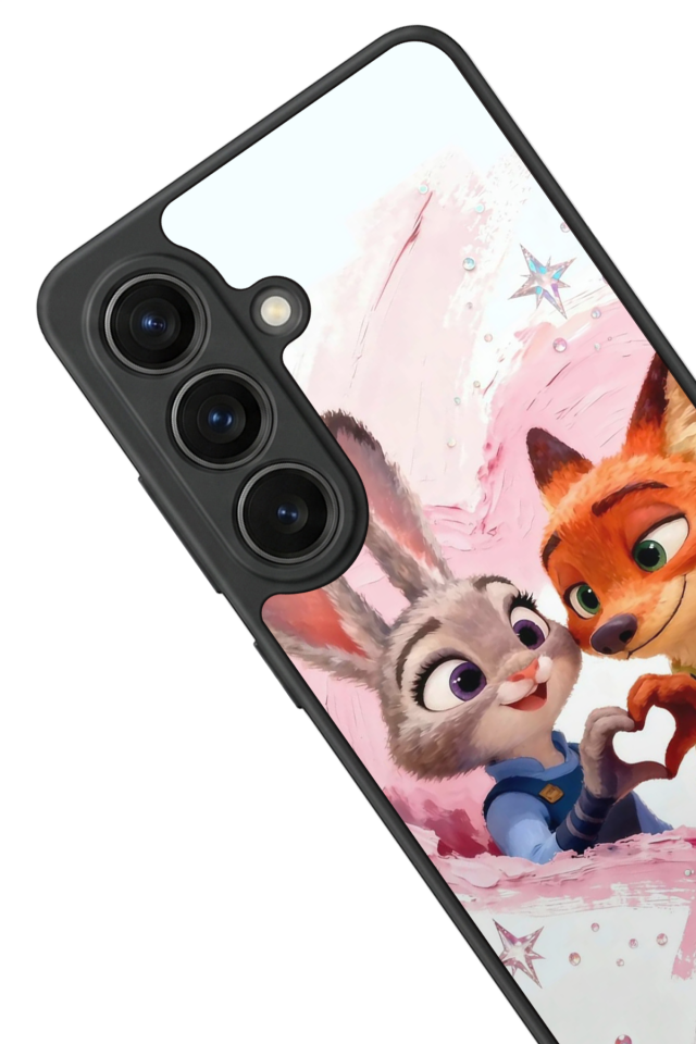 Samsung Galaxy S26 Uyumlu Zootropolis Tasarımlı Glossy Premium Kılıf