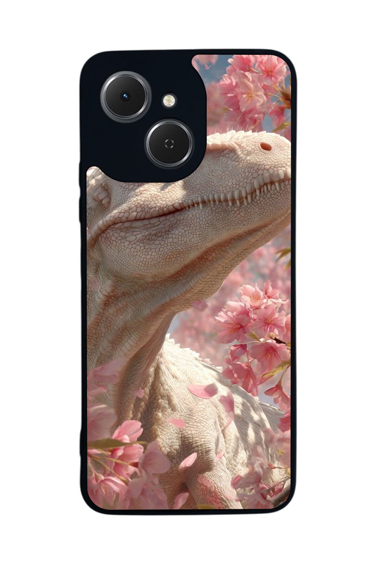 Tecno Spark 40C Uyumlu Dinazor Tasarımlı Glossy Premium Kılıf