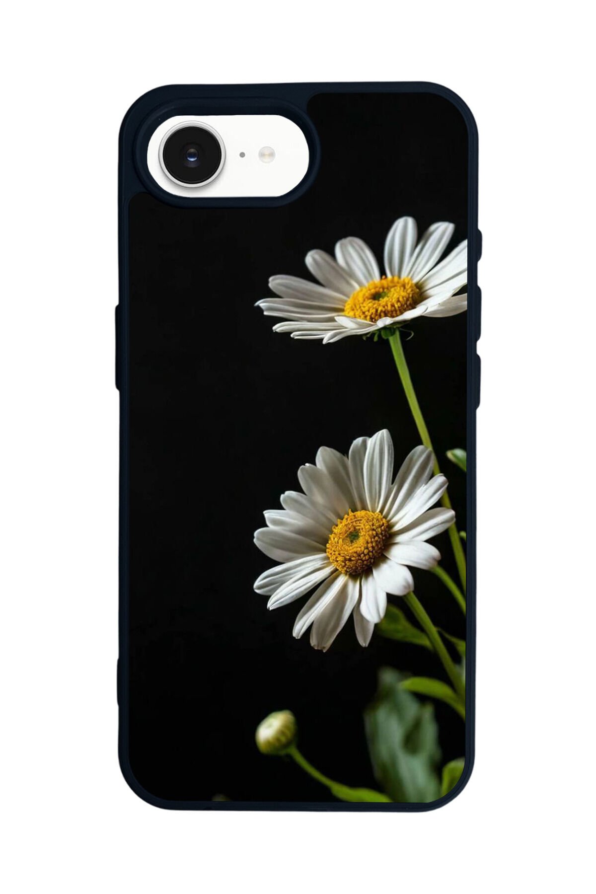 iPhone 16E Uyumlu Cicek Tasarımlı Glossy Premium Kılıf