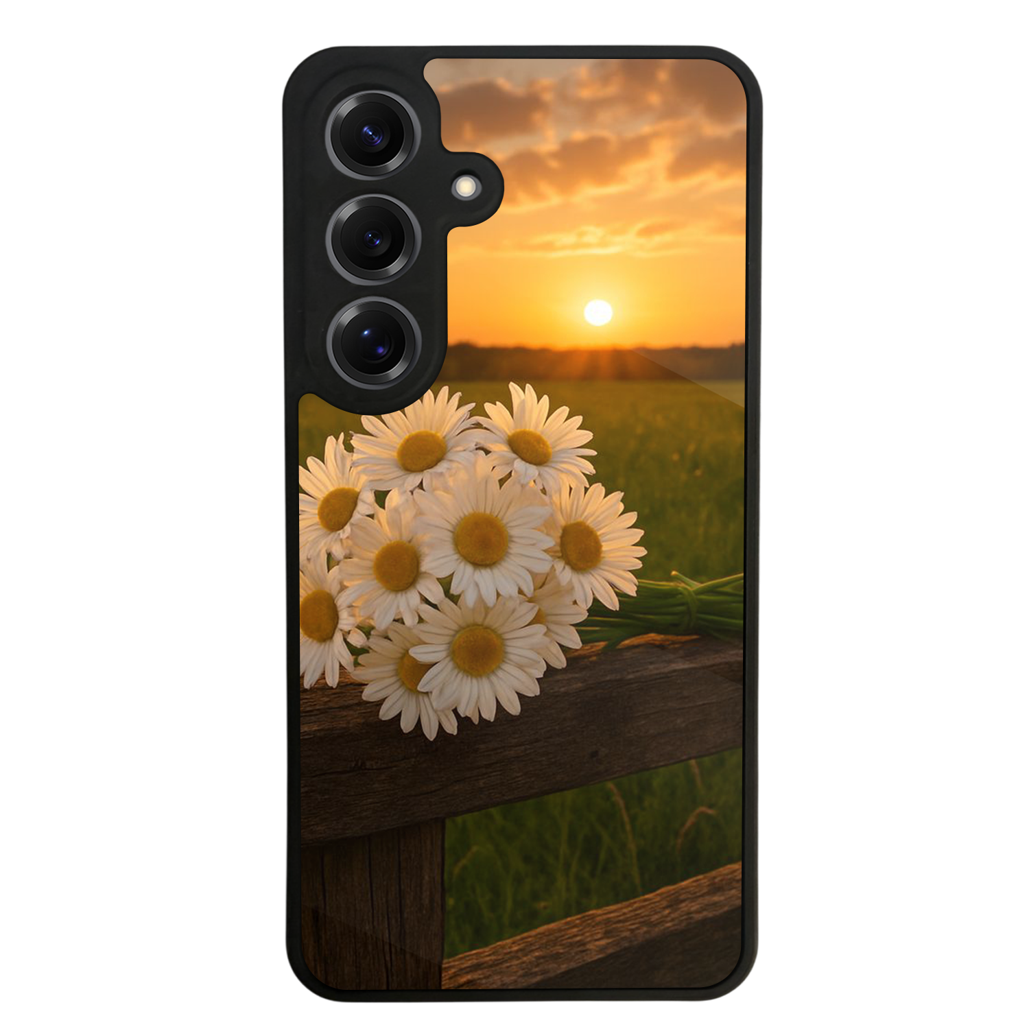 Samsung Galaxy S25 Uyumlu Cicek Tasarımlı Glossy Premium Kılıf