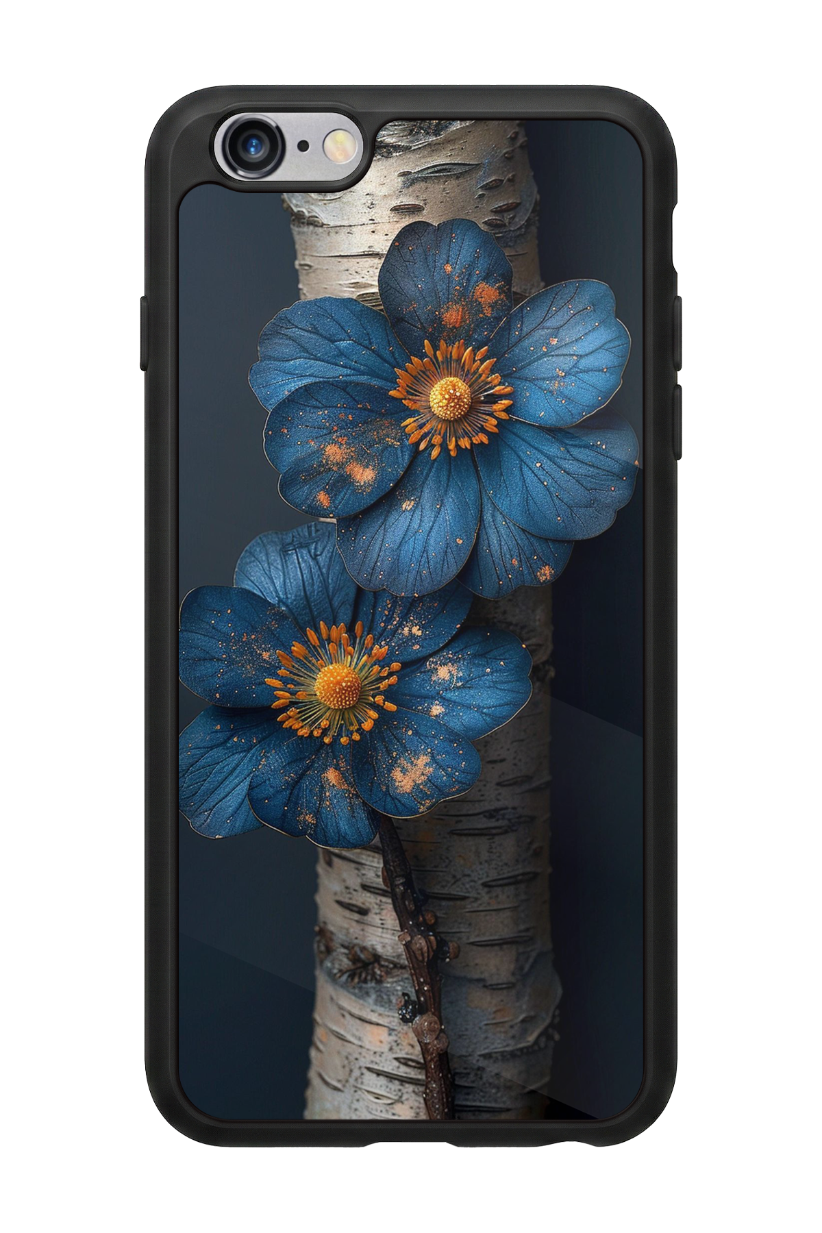 iPhone 6s Plus Uyumlu Cicek Tasarımlı Glossy Premium Kılıf