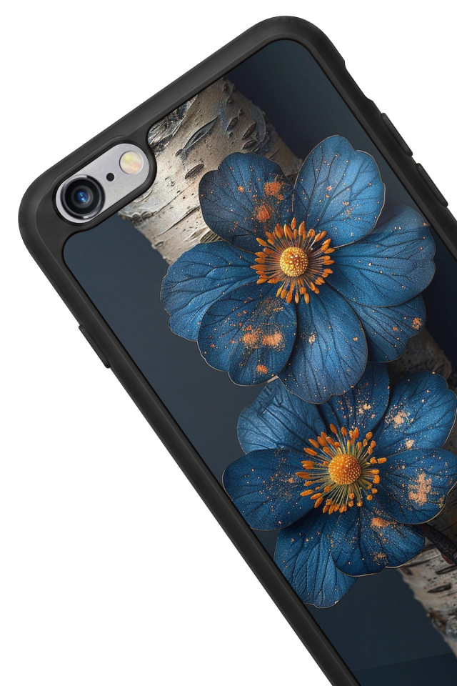 iPhone 6s Plus Uyumlu Cicek Tasarımlı Glossy Premium Kılıf