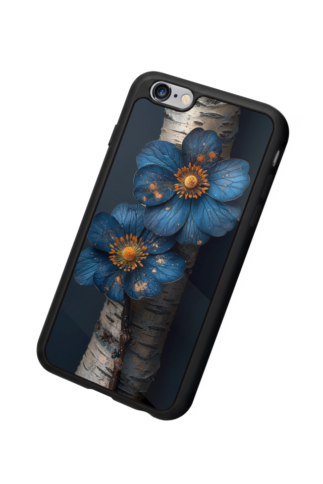 iPhone 6s Plus Uyumlu Cicek Tasarımlı Glossy Premium Kılıf