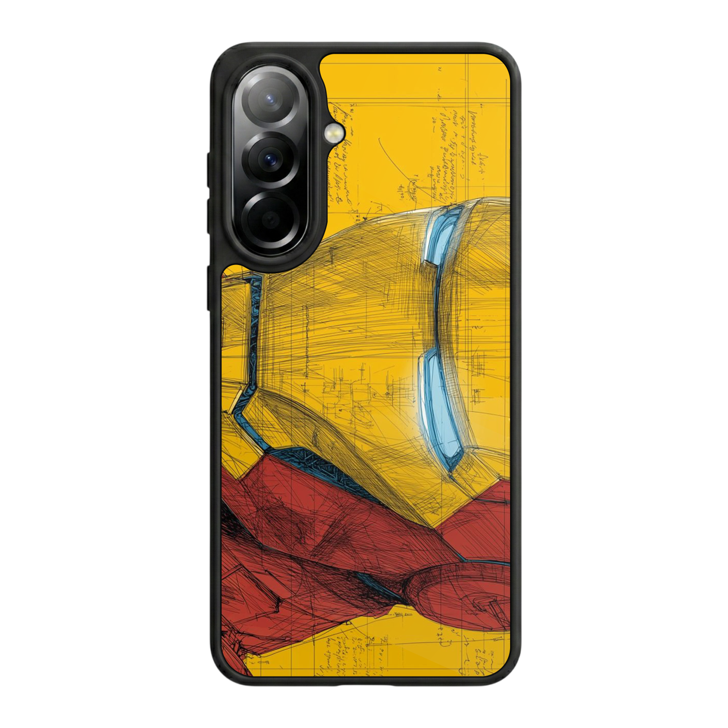 Samsung Galaxy A37 Uyumlu  Iron Man ( Demir Adam ) Tasarımlı Glossy Premium Kılıf
