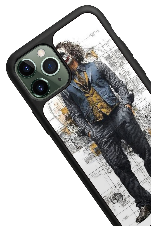 iPhone 11 Pro Max Uyumlu Joker Tasarımlı Glossy Premium Kılıf